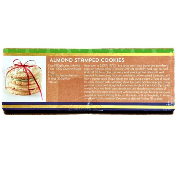 Nordic Ware Christmas Holiday Cookie Stamps 3 Piece Set Wood Handles *** UNUSED - Picture 7 of 8